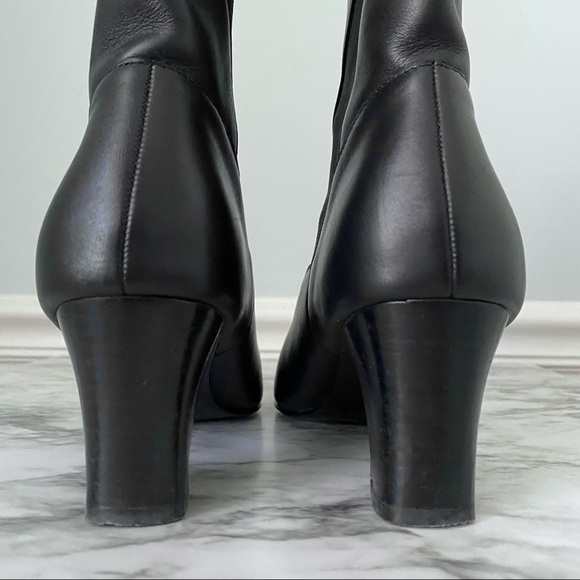 David Tate Leather Ankle Boots Megan Size 8.5 - Picture 5 of 9